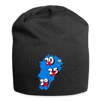 Région franche comté - Bonnet en jersey - noir - Devant