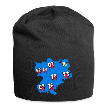 Région Rhône-Alpes - Bonnet en jersey - noir - Devant