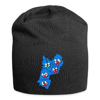 Région Aquitaine - Bonnet en jersey - noir - Devant