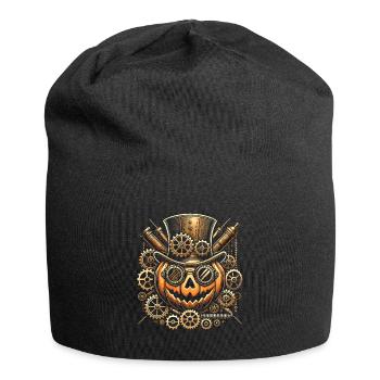 Steampunk Kürbis Halloween Ausrüstung - Jersey-Beanie - Schwarz - Vorne