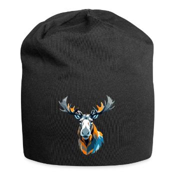 orignal art vectoriel avec illustration aux couleurs vives - Bonnet en jersey - noir - Devant