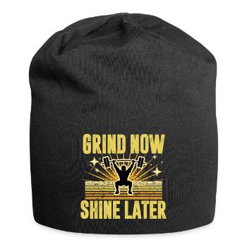 Motivation Fitness Barre-Squat Design - Jersey-Beanie - Schwarz - Vorne