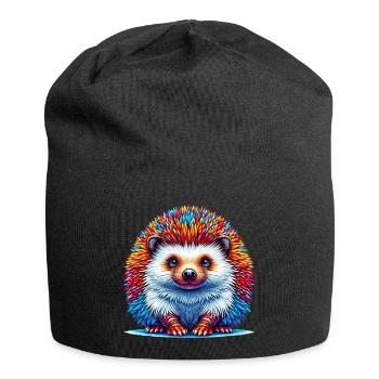 Igel - Jersey-Beanie - Schwarz - Vorne