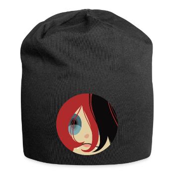Mephi - Jersey-Beanie - Schwarz - Vorne