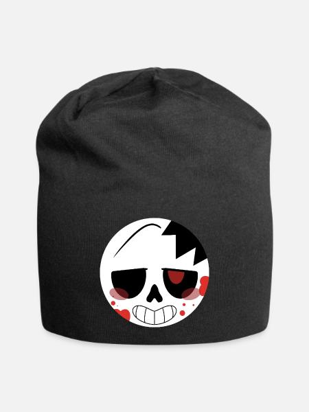 Horror - Jersey-Beanie - Schwarz
