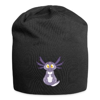 Cute Axolotl - Jersey-Beanie - Schwarz - Vorne