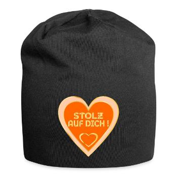 STOLZ AUF DICH - Jersey-Beanie - Schwarz - Vorne