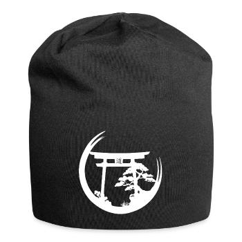 Japanese Atmosphere (White) - Jersey Beanie - black - Front