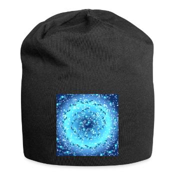 Galaxie des mers - Bonnet en jersey - noir - Devant