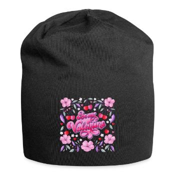 Be My Valentine - Jersey Beanie - black - Front