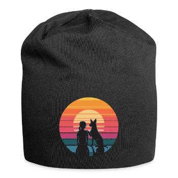Meilleurs amis – Sunset & Loyal Company - Bonnet en jersey - noir - Devant