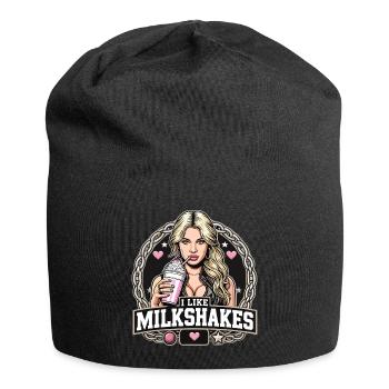 Milkshake Blonde Femme Blonde Cadeau - Bonnet en jersey - noir - Devant