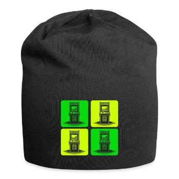 Retro Gaming Machines 80s - Jersey Beanie - black - Front