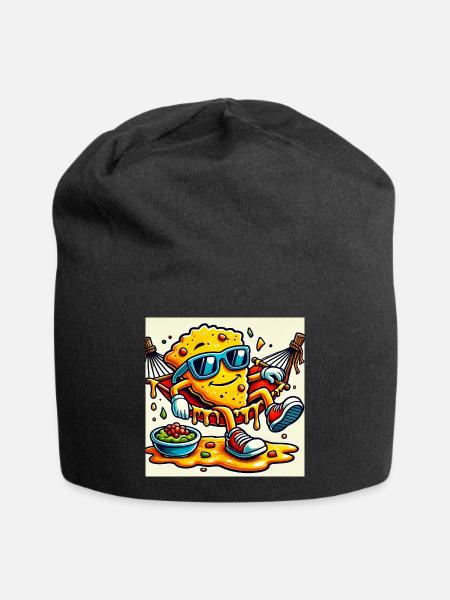 Nacho Every Day – Chill Snack Vibes - Jersey Beanie - black