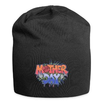 Graffiti zum Muttertag - Jersey-Beanie - Schwarz - Vorne