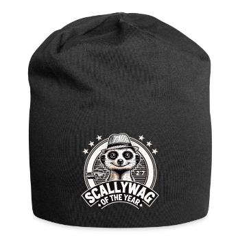 Scallywag de l’année Suricate Cadeau drôle - Bonnet en jersey - noir - Devant
