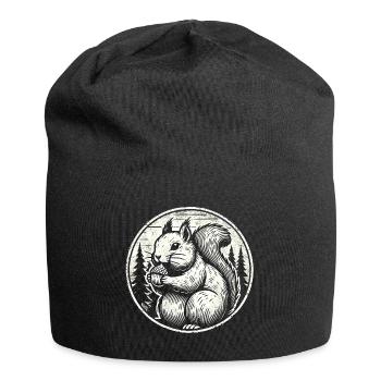 Squirrel - Jersey Beanie - black - Front