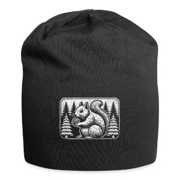 Squirrel - Jersey Beanie - black - Front