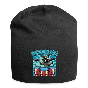 accoon Roll Raccoon Tambours - Bonnet en jersey - noir - Devant