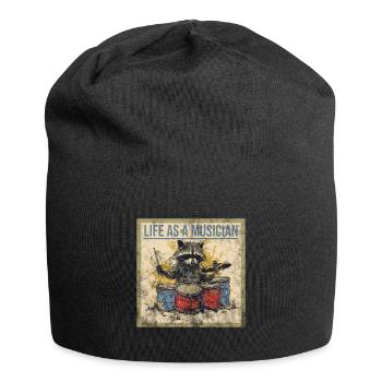 La vie d’un musicien Drôle de raton laveur - Bonnet en jersey - noir - Devant
