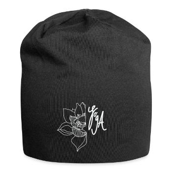 Lotus Yoga - Jersey Beanie - black - Front