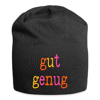 SELBSTWERT ÜBUNG GUT GENUG SEIN - Jersey-Beanie - Schwarz - Vorne