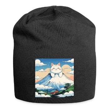 Fuji Kitten - Jersey Beanie - black - Front
