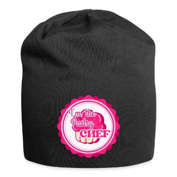 I M THE PASTRY CHEF - Jersey Beanie - black - Front