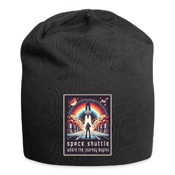 Navette spatiale - Le voyage commence - Bonnet en jersey - noir - Devant