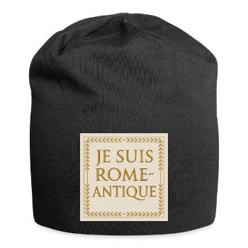Ich bin das alte Rom - Jersey-Beanie - Schwarz - Vorne