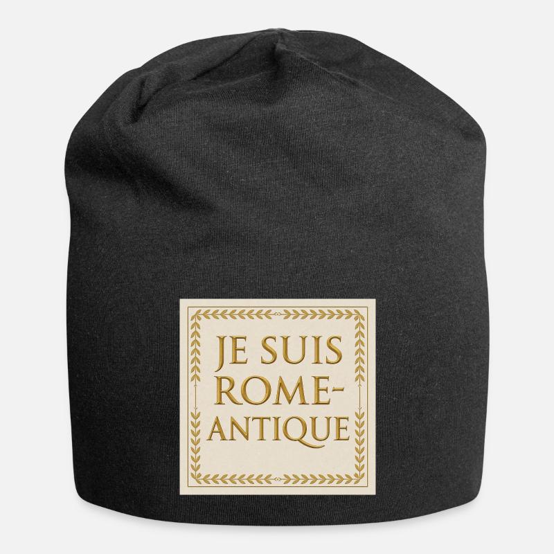 Ich bin das alte Rom - Jersey-Beanie - Schwarz
