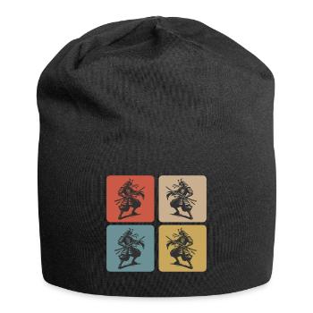 Samurai Japan Vintage Design - Bonnet en jersey - noir - Devant