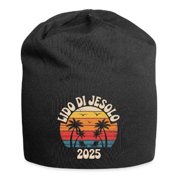 Lido di Jesolo 2025 70 vintage - Jersey-Beanie - Schwarz - Vorne