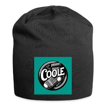 Coole Socke Socken und lustiger Spruch - Jersey-Beanie - Schwarz - Vorne