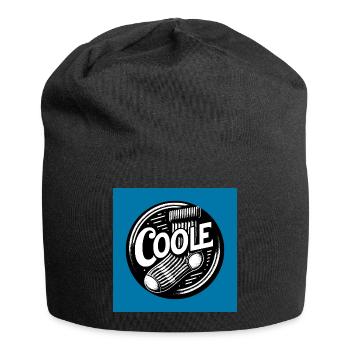 Coole Socke Socken und lustiger Spruch - Jersey-Beanie - Schwarz - Vorne