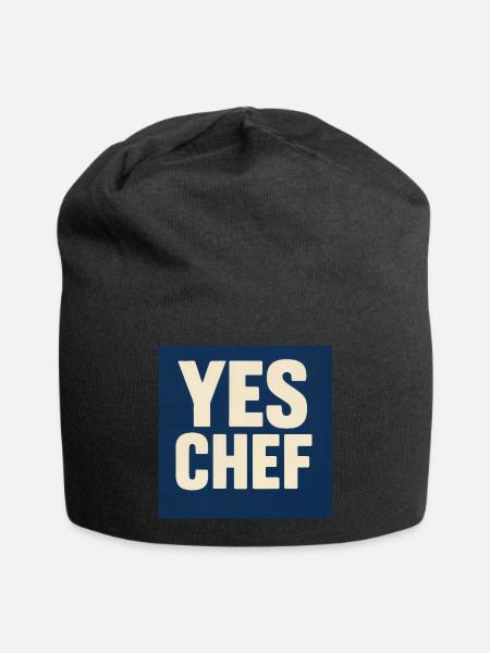 Yes Chef - Jersey-Beanie - Schwarz