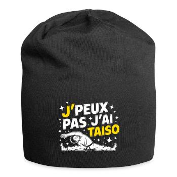 Ich kann nicht, ich habe Taïso – Körper - Jersey-Beanie - Schwarz - Vorne