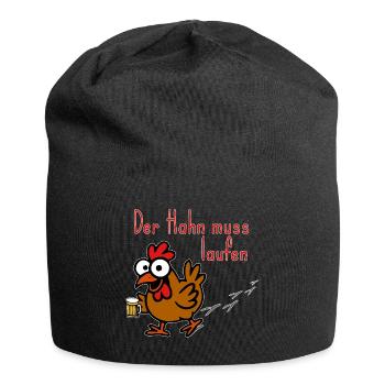 Tap must run - Jersey Beanie - black - Front
