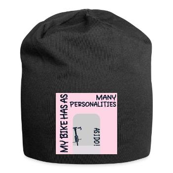 PERSONNALITÉ DE VÉLO DRÔLE CYCLISME - Bonnet en jersey - noir - Devant