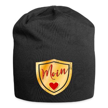 AUSZEICHNUNG HERZ MOIN - Jersey-Beanie - Schwarz - Vorne
