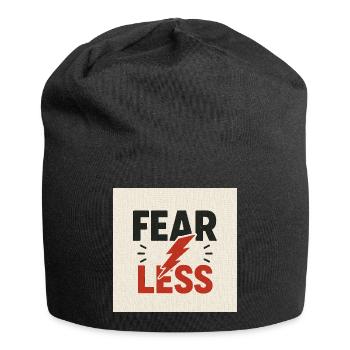 Conception de choc de puissance motivationnelle - Bonnet en jersey - noir - Devant