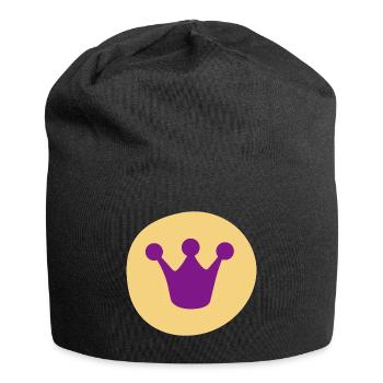 Crown Princess King Nursery Symbol Royal - Jersey Beanie - black - Front