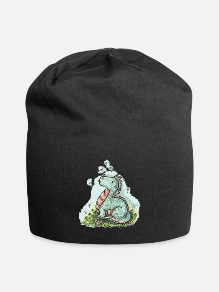 Kleiner Drache Manuel - Jersey-Beanie - Schwarz