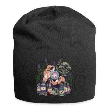 Mystical divination - Jersey Beanie - black - Front