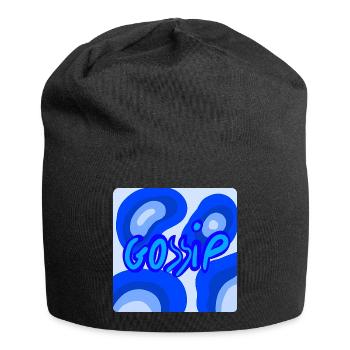 Getratsche - Jersey-Beanie - Schwarz - Vorne