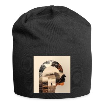 Silhouette Nature Counseling Design - Bonnet en jersey - noir - Devant