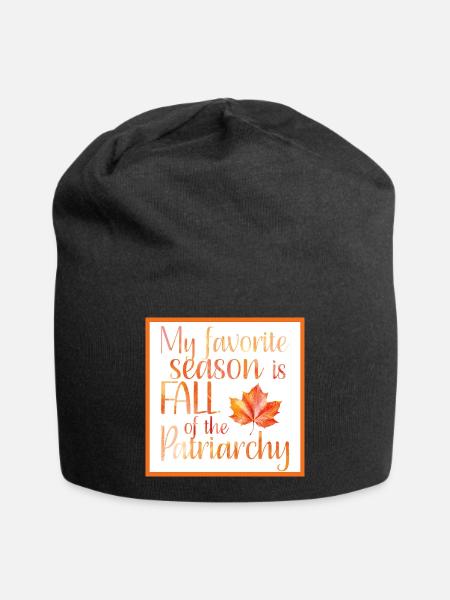 Favorite season fall of the patriarchy - poster - Jersey-Beanie - Schwarz
