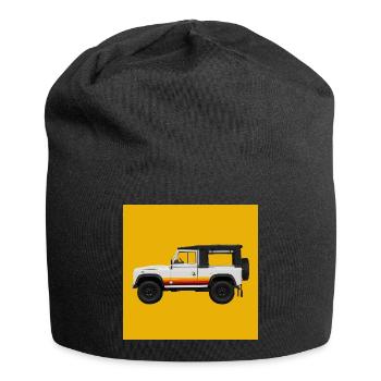 Vintage Off-Road SUV Design Defender - Jersey-Beanie - Schwarz - Vorne
