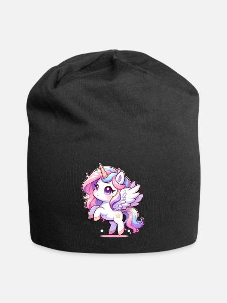 Licorne magique - Bonnet en jersey - noir