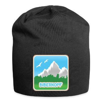 Bergsport Biberkopf - Jersey-Beanie - Schwarz - Vorne